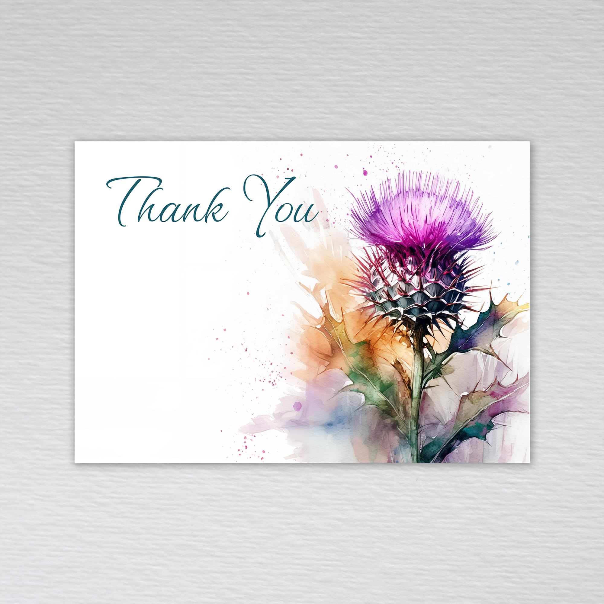 Scottish Wedding Invitations Reception Invites Save Date Evening RSVP Thistle - Picture 9 of 17
