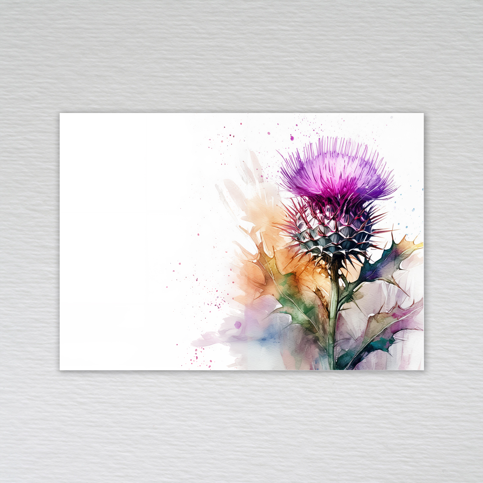 Scottish Wedding Invitations Reception Invites Save Date Evening RSVP Thistle - Picture 12 of 17
