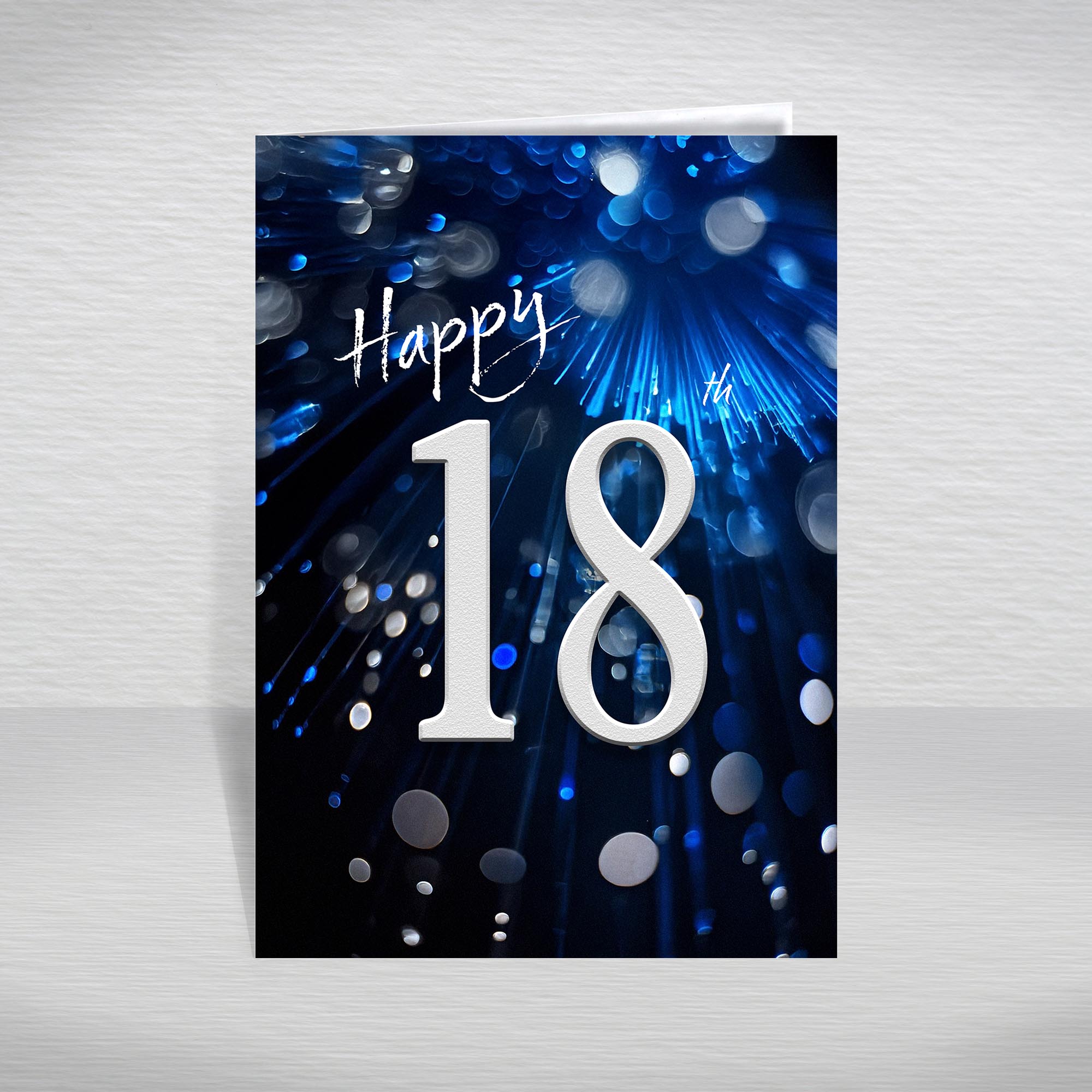 Happy Birthday Card for Men Ages 16-105 – Blue Silver A5 Male Adult Greeting - Picture 8 of 271