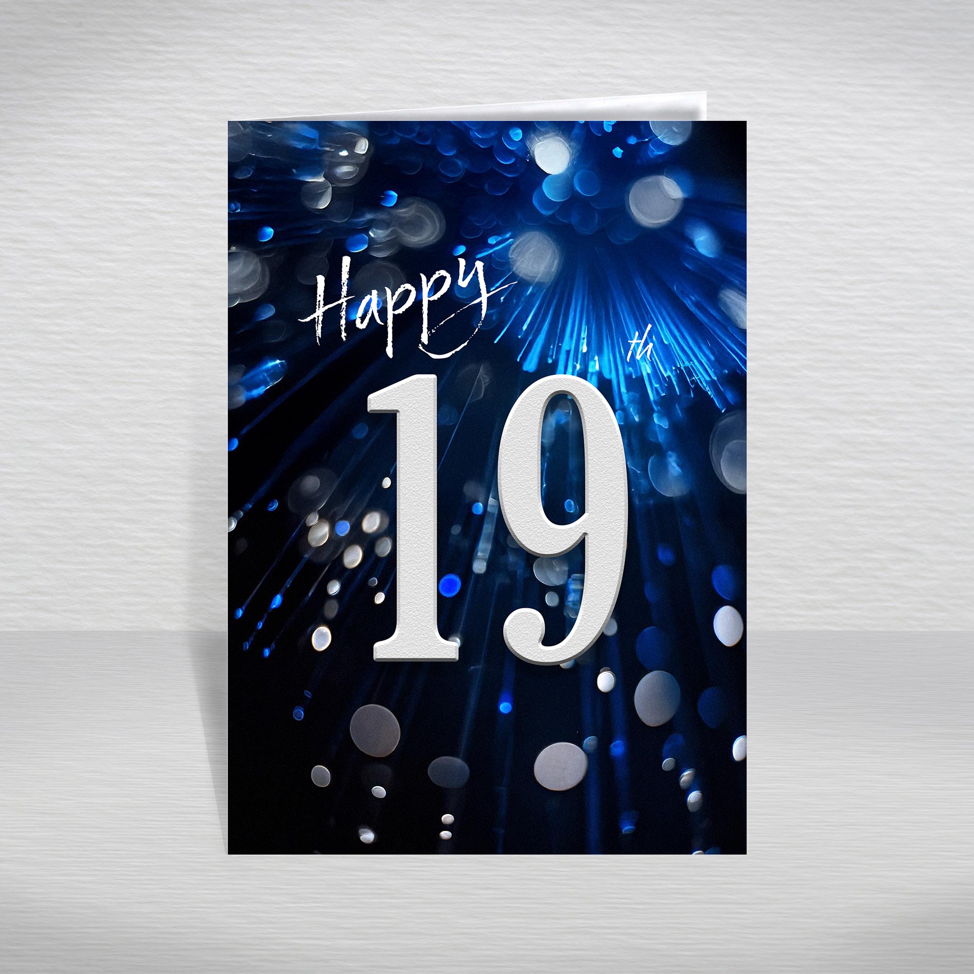 Happy Birthday Card for Men Ages 16-105 – Blue Silver A5 Male Adult Greeting - Picture 11 of 271