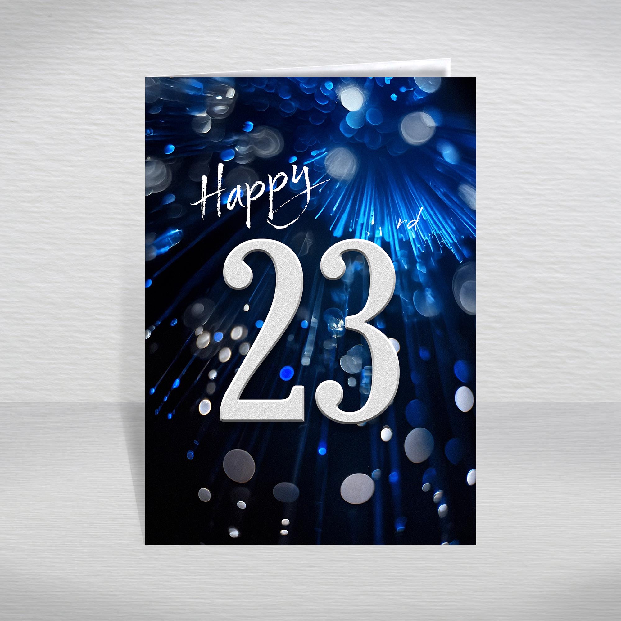 Happy Birthday Card for Men Ages 16-105 – Blue Silver A5 Male Adult Greeting - Picture 23 of 271