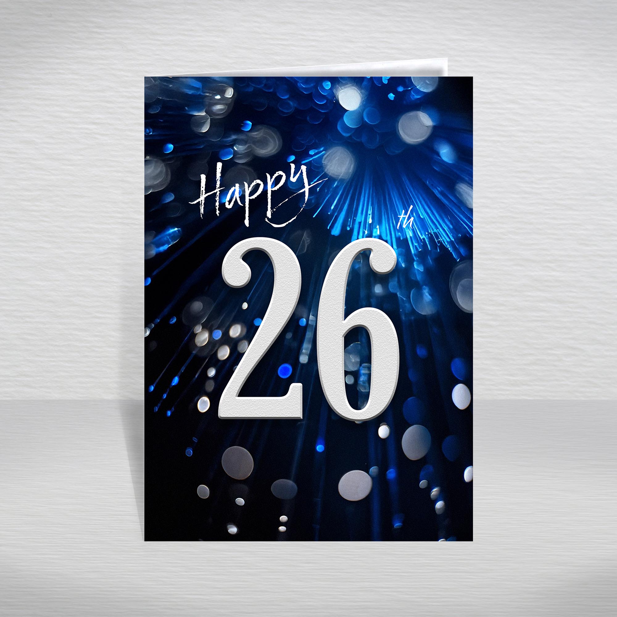 Happy Birthday Card for Men Ages 16-105 – Blue Silver A5 Male Adult Greeting - Picture 32 of 271