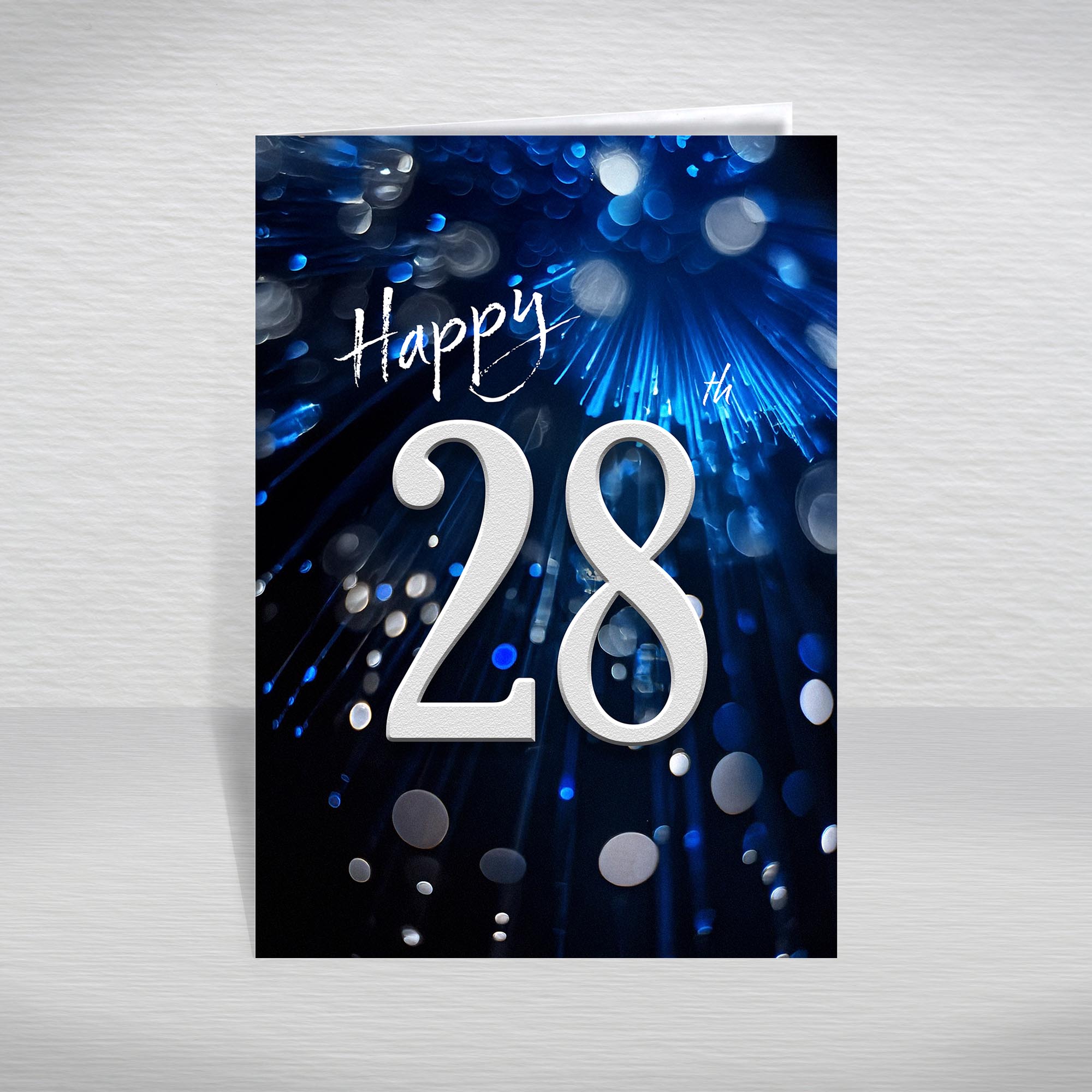Happy Birthday Card for Men Ages 16-105 – Blue Silver A5 Male Adult Greeting - Picture 38 of 271