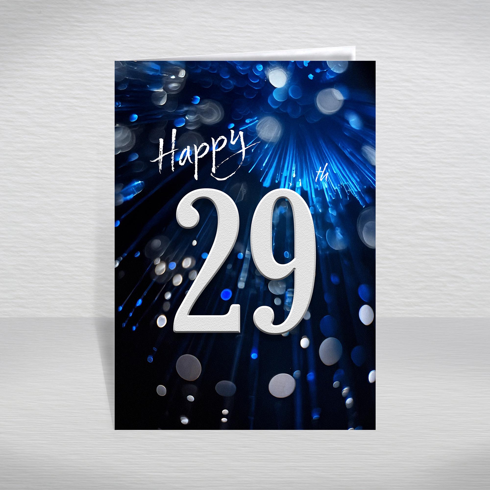 Happy Birthday Card for Men Ages 16-105 – Blue Silver A5 Male Adult Greeting - Picture 41 of 271