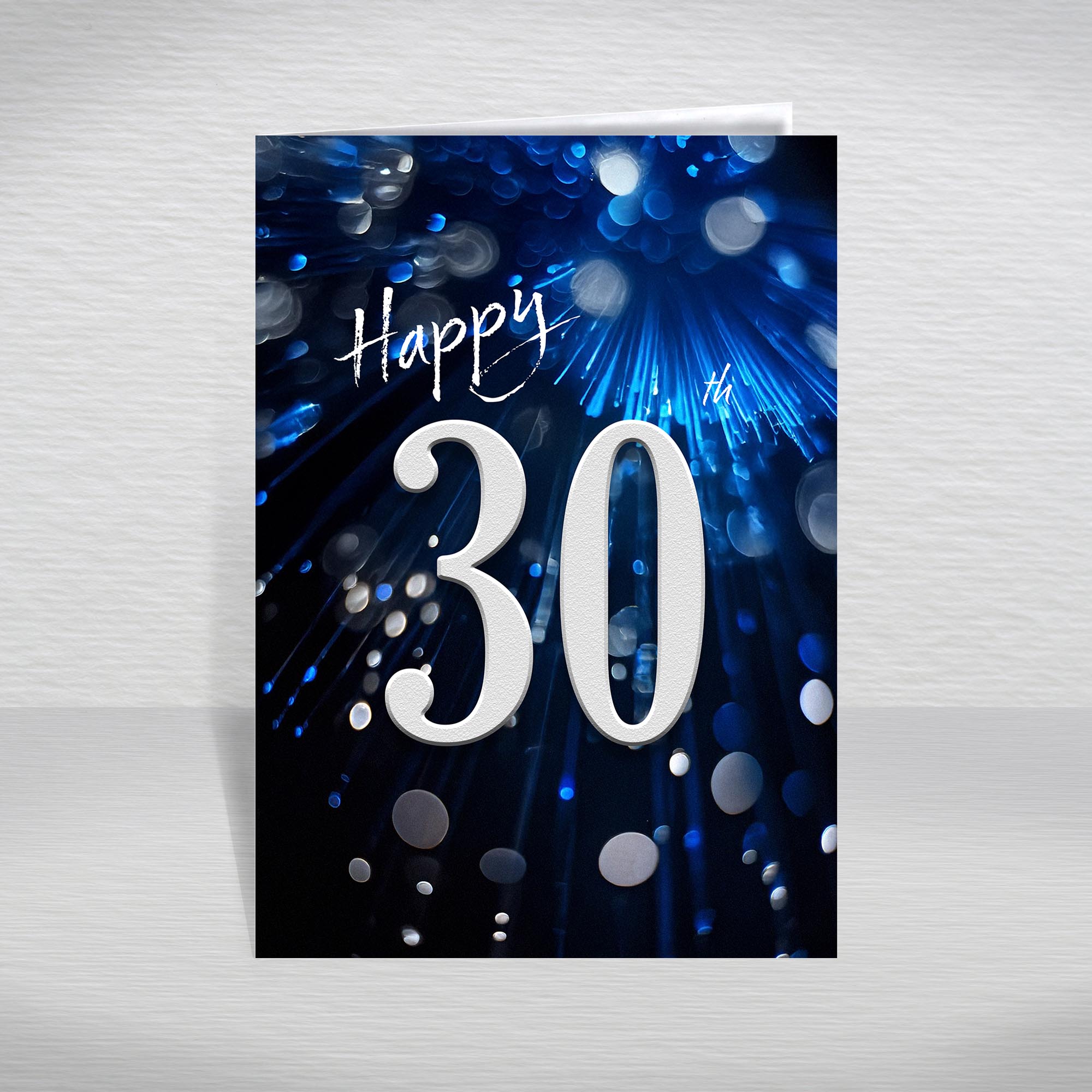 Happy Birthday Card for Men Ages 16-105 – Blue Silver A5 Male Adult Greeting - Picture 44 of 271