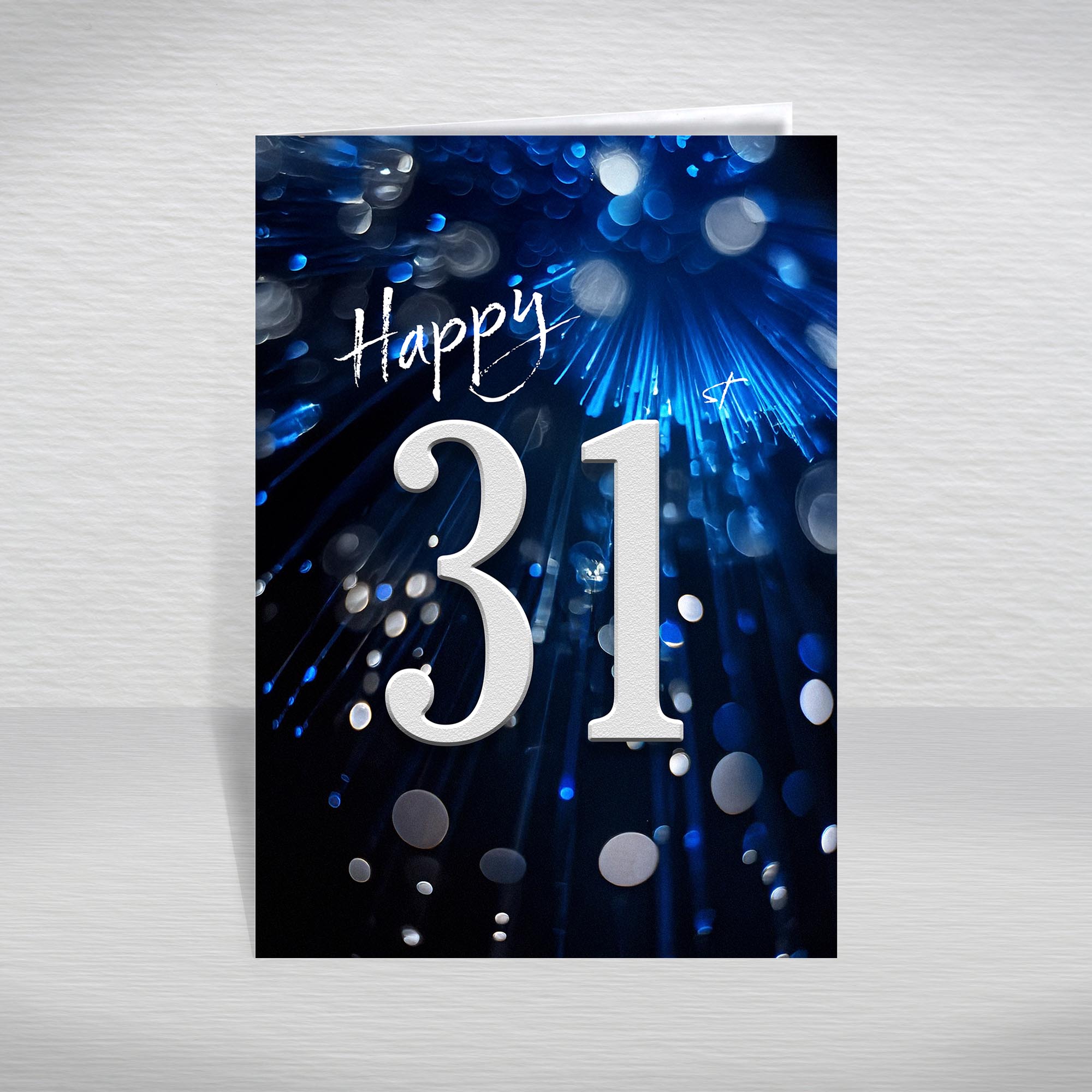 Happy Birthday Card for Men Ages 16-105 – Blue Silver A5 Male Adult Greeting - Picture 47 of 271