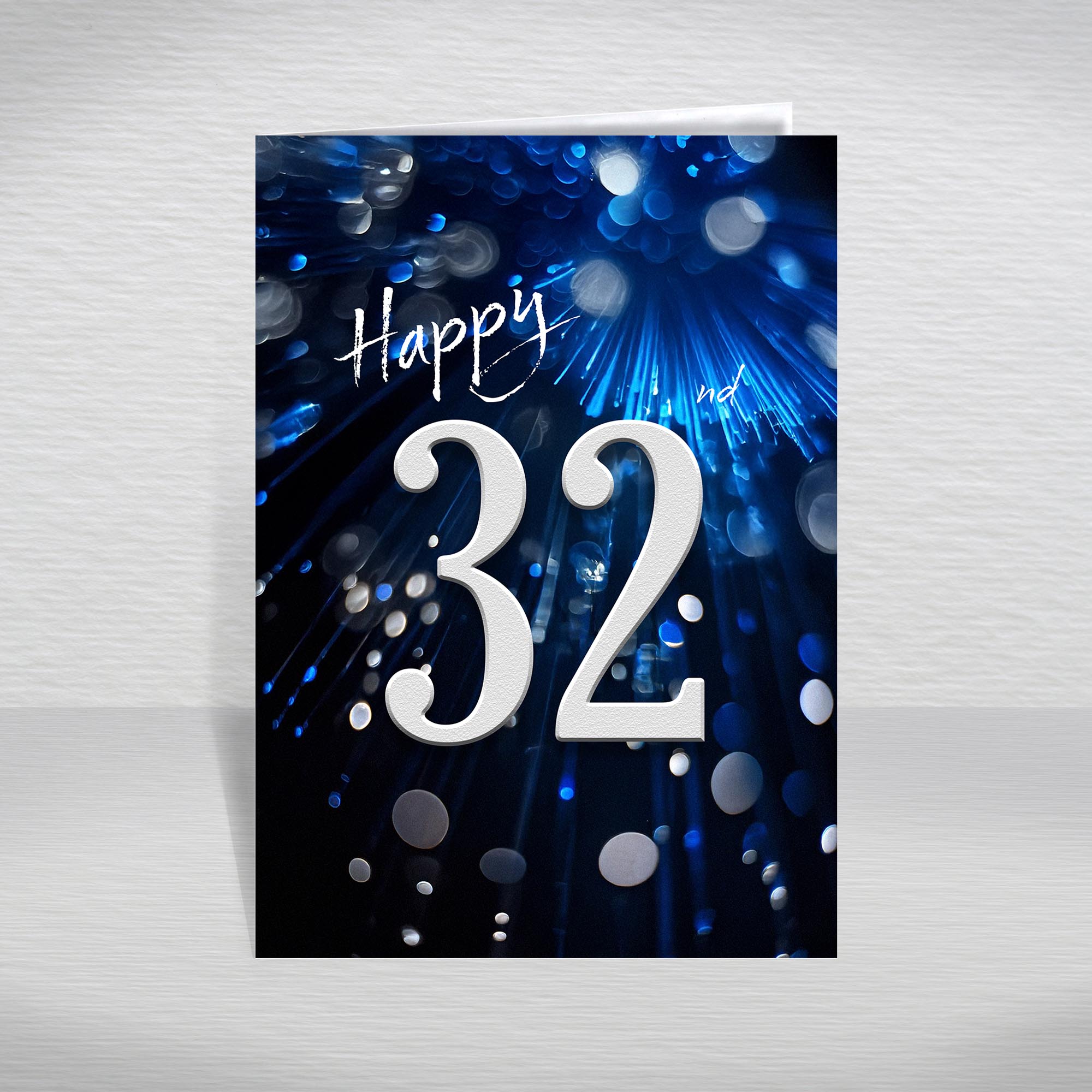 Happy Birthday Card for Men Ages 16-105 – Blue Silver A5 Male Adult Greeting - Picture 50 of 271