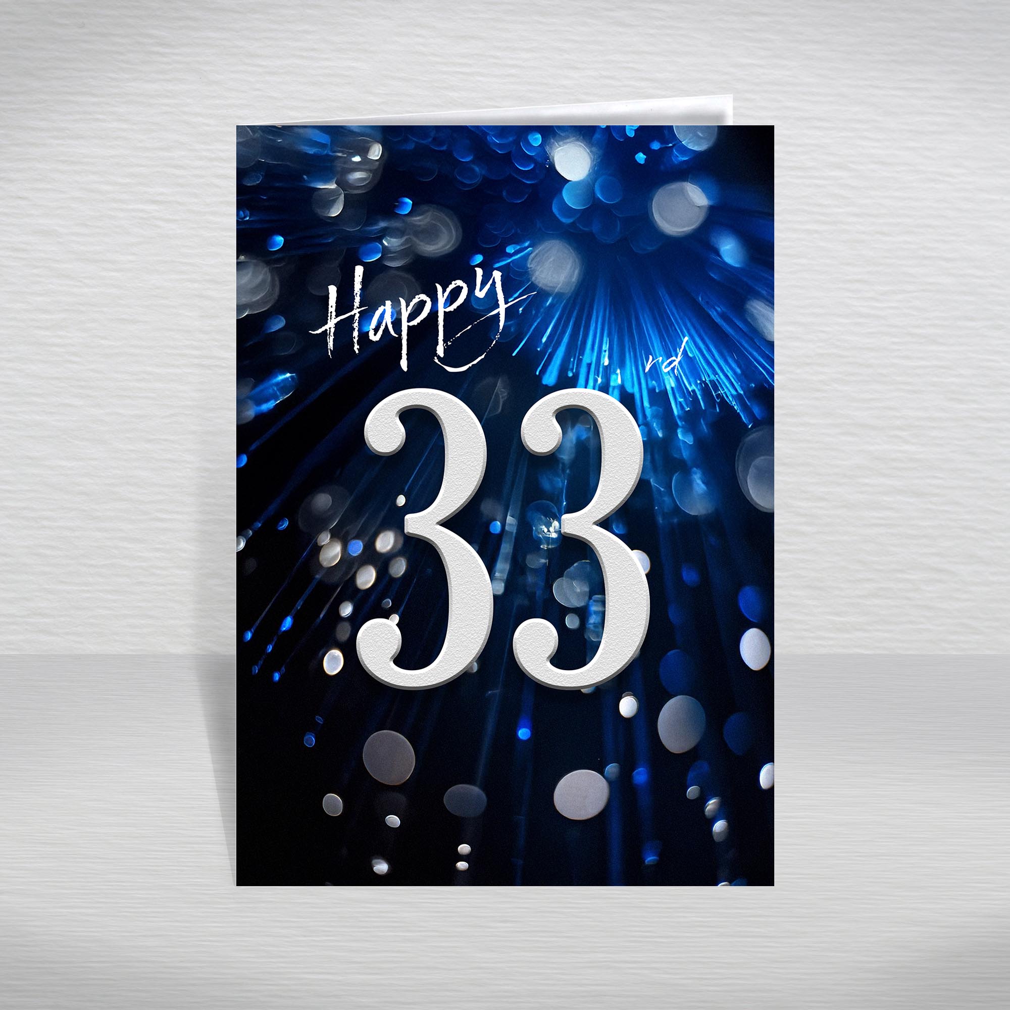 Happy Birthday Card for Men Ages 16-105 – Blue Silver A5 Male Adult Greeting - Picture 53 of 271