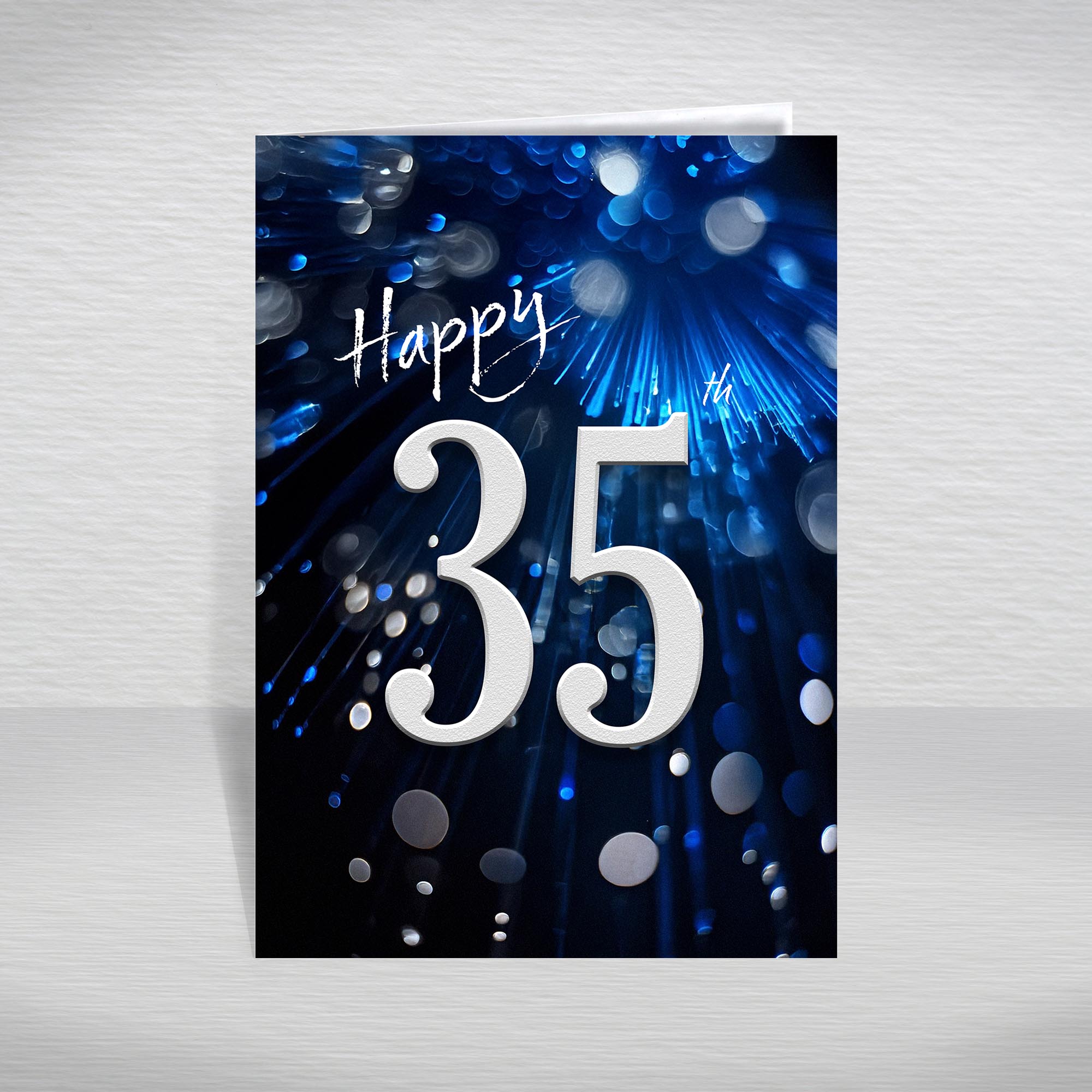 Happy Birthday Card for Men Ages 16-105 – Blue Silver A5 Male Adult Greeting - Picture 59 of 271