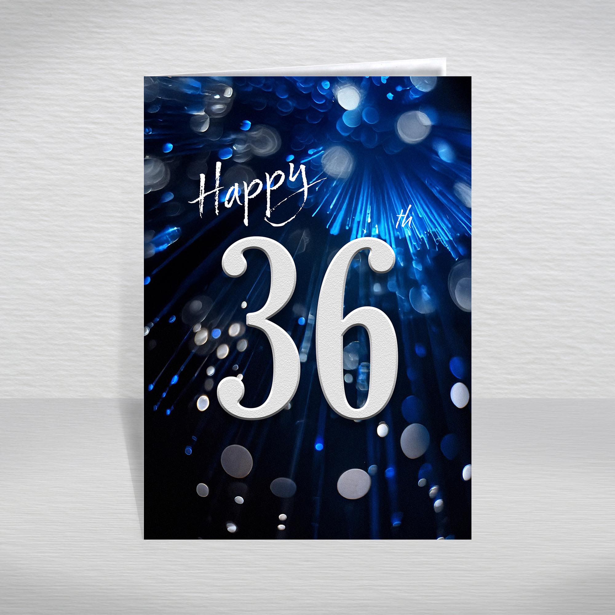 Happy Birthday Card for Men Ages 16-105 – Blue Silver A5 Male Adult Greeting - Picture 62 of 271