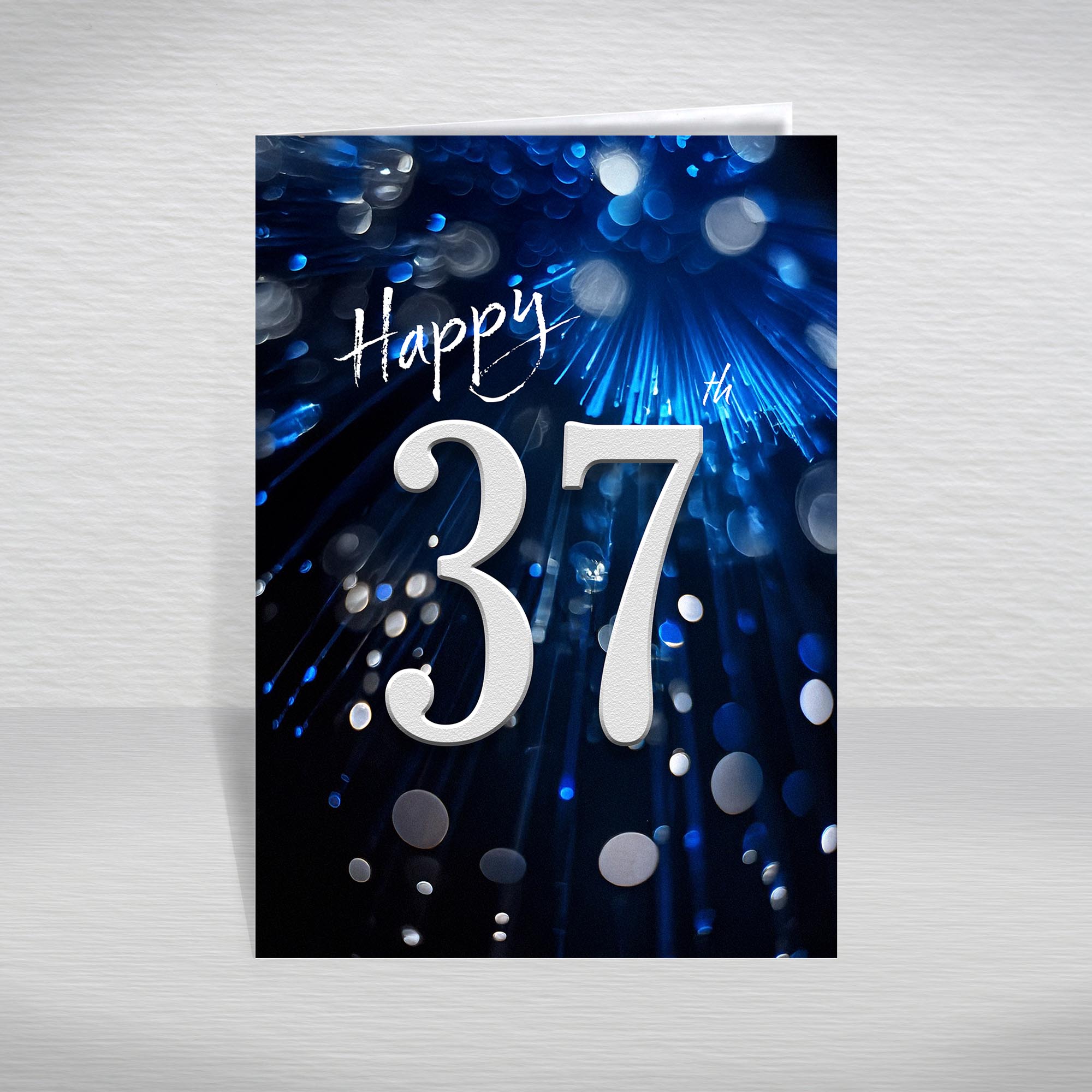 Happy Birthday Card for Men Ages 16-105 – Blue Silver A5 Male Adult Greeting - Picture 65 of 271
