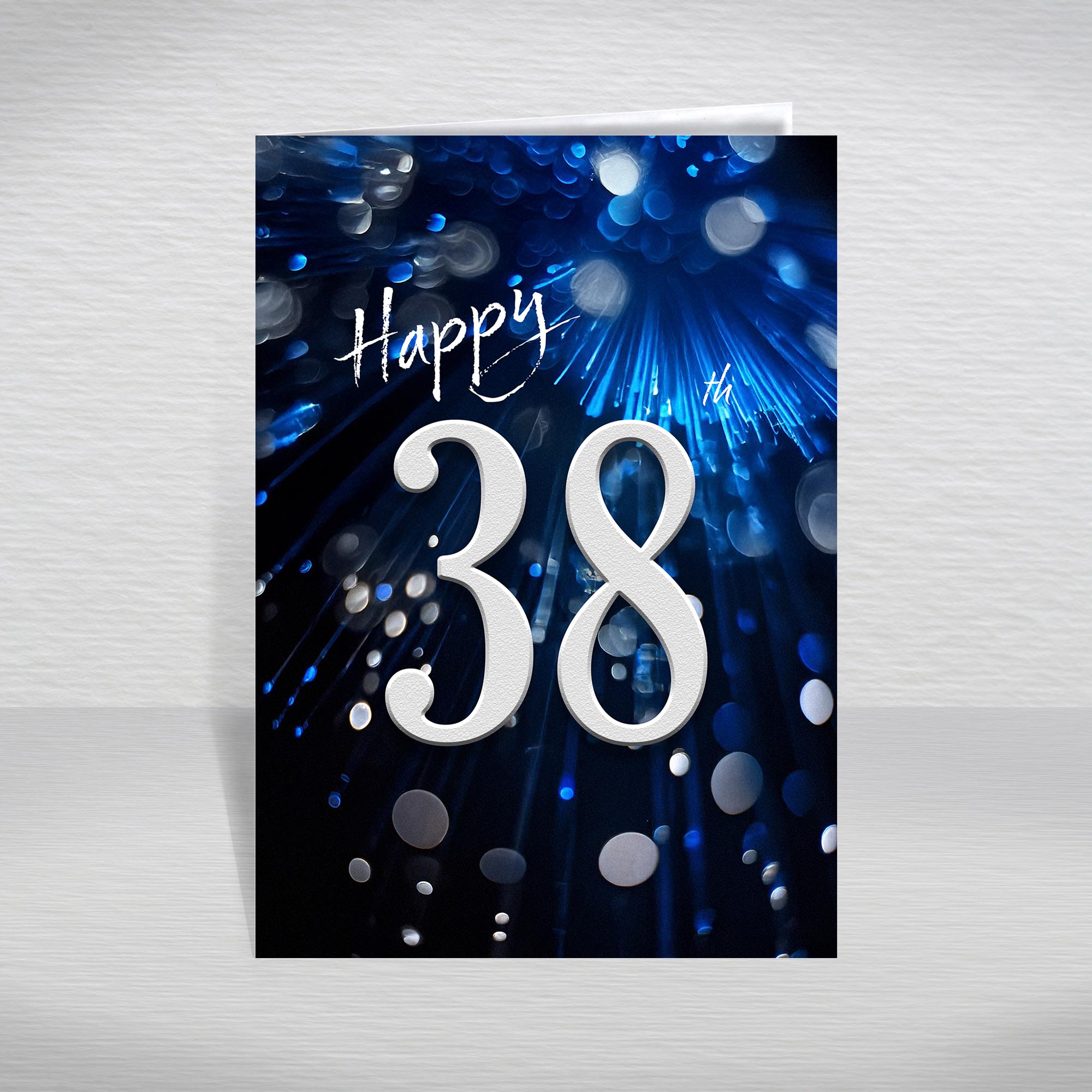 Happy Birthday Card for Men Ages 16-105 – Blue Silver A5 Male Adult Greeting - Picture 68 of 271