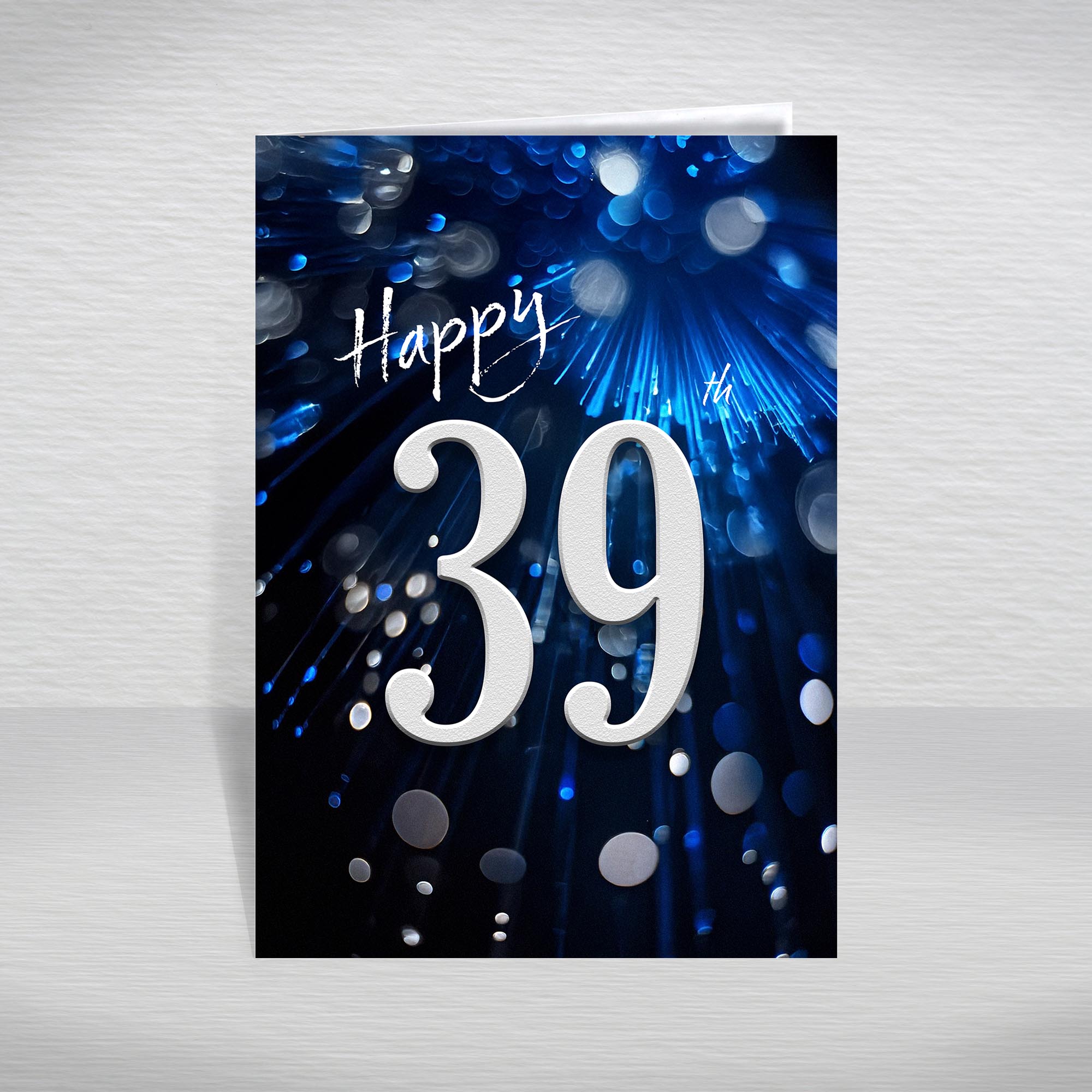 Happy Birthday Card for Men Ages 16-105 – Blue Silver A5 Male Adult Greeting - Picture 71 of 271