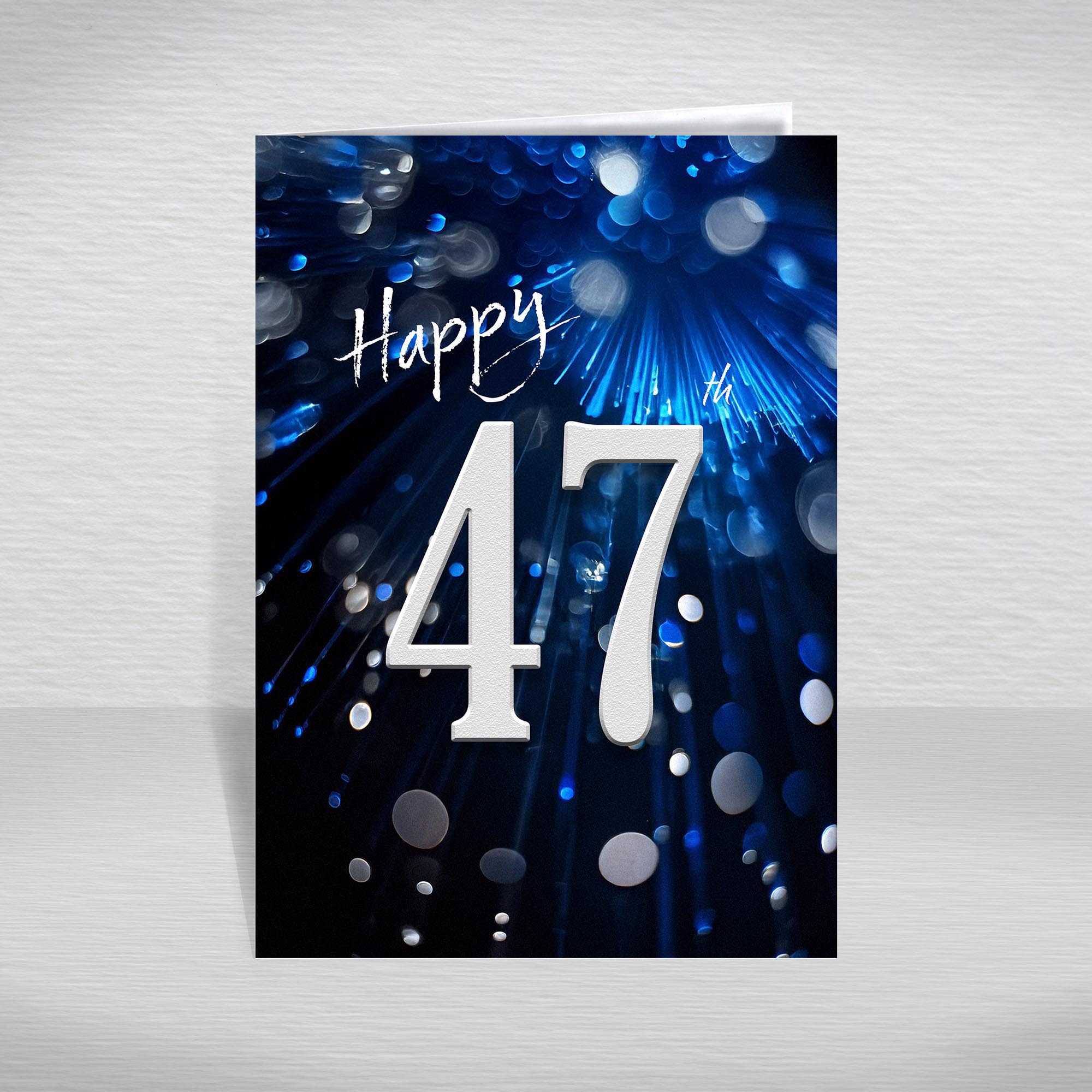 Happy Birthday Card for Men Ages 16-105 – Blue Silver A5 Male Adult Greeting - Picture 95 of 271