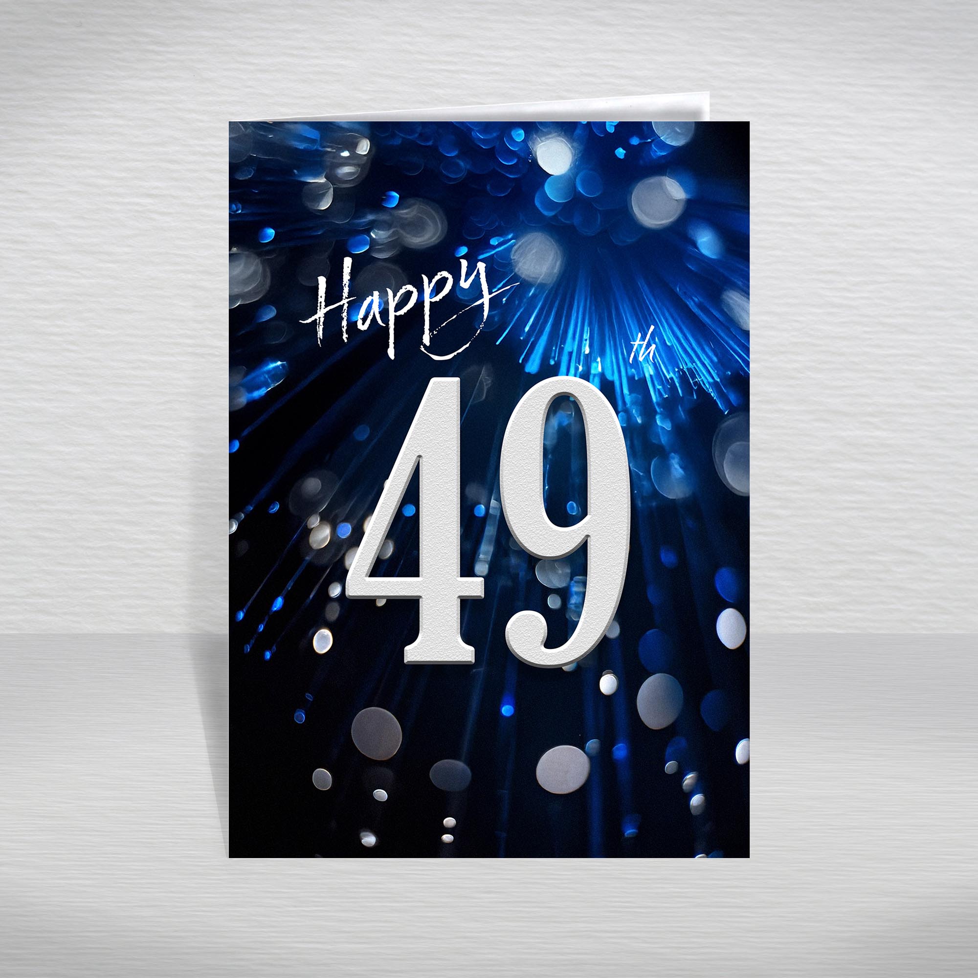 Happy Birthday Card for Men Ages 16-105 – Blue Silver A5 Male Adult Greeting - Picture 101 of 271