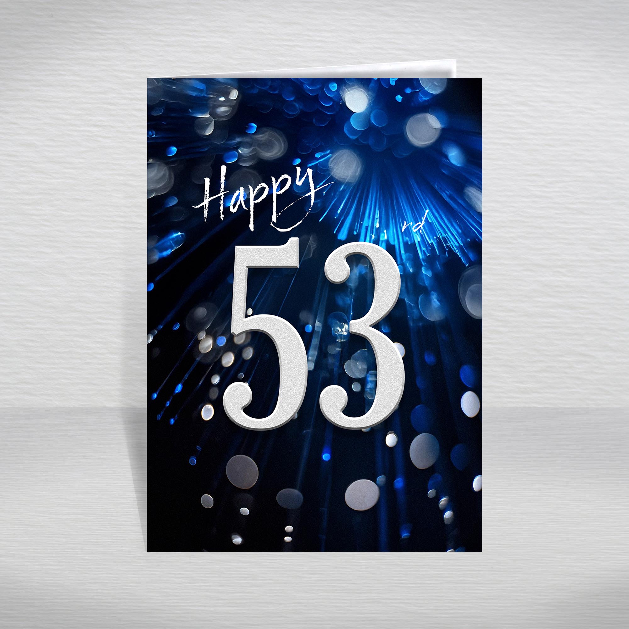 Happy Birthday Card for Men Ages 16-105 – Blue Silver A5 Male Adult Greeting - Picture 113 of 271