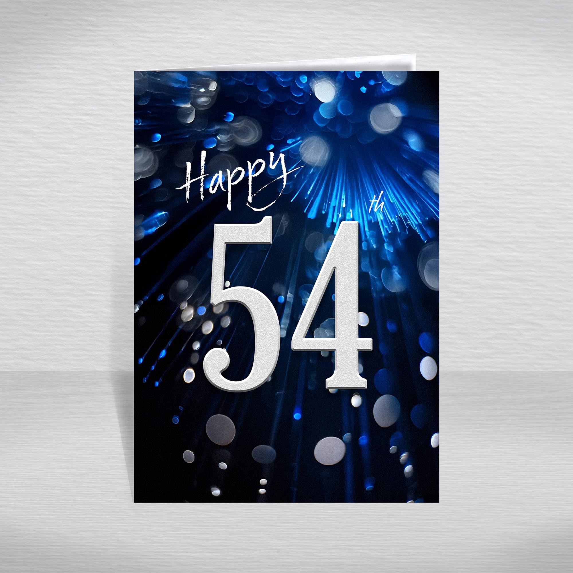 Happy Birthday Card for Men Ages 16-105 – Blue Silver A5 Male Adult Greeting - Picture 116 of 271