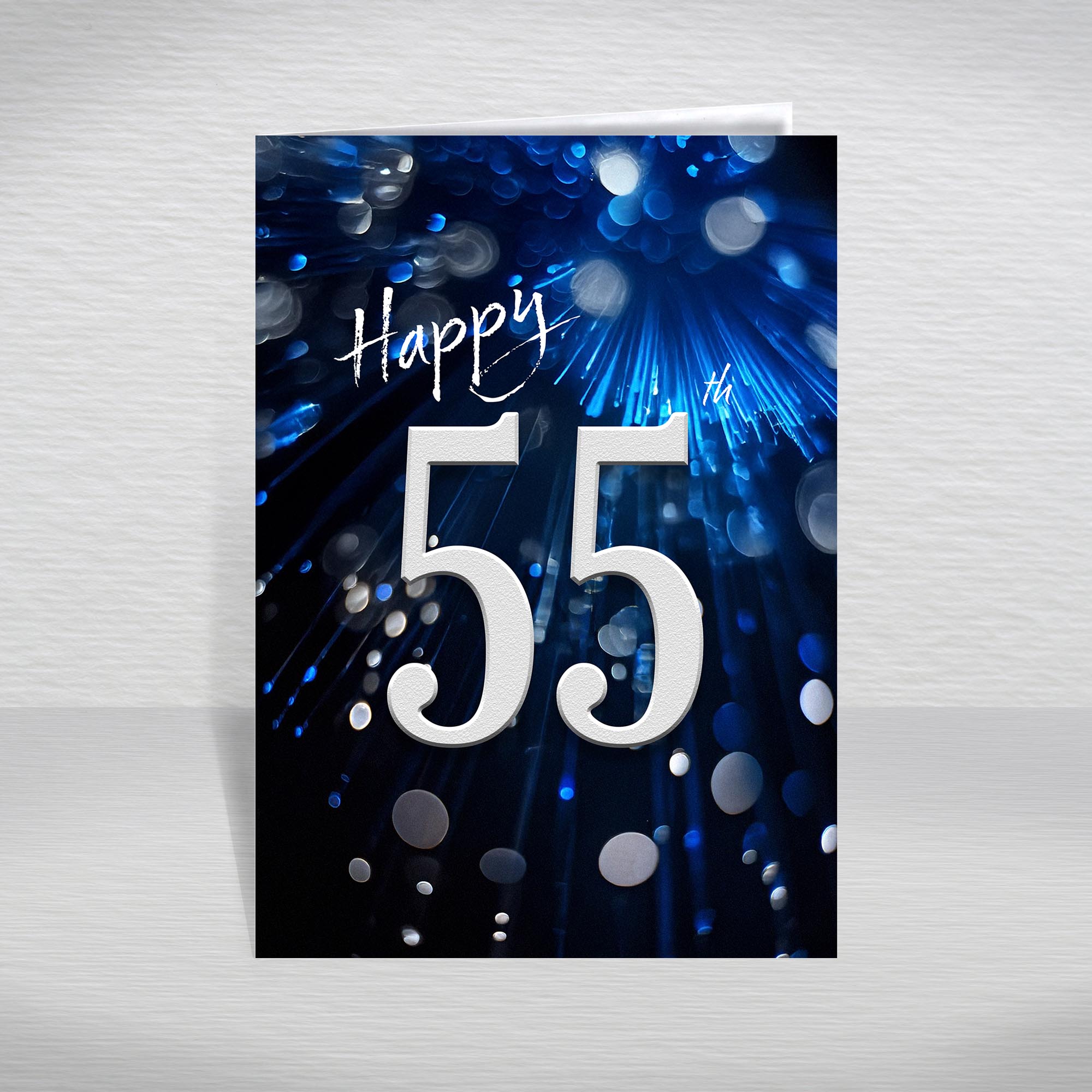 Happy Birthday Card for Men Ages 16-105 – Blue Silver A5 Male Adult Greeting - Picture 119 of 271