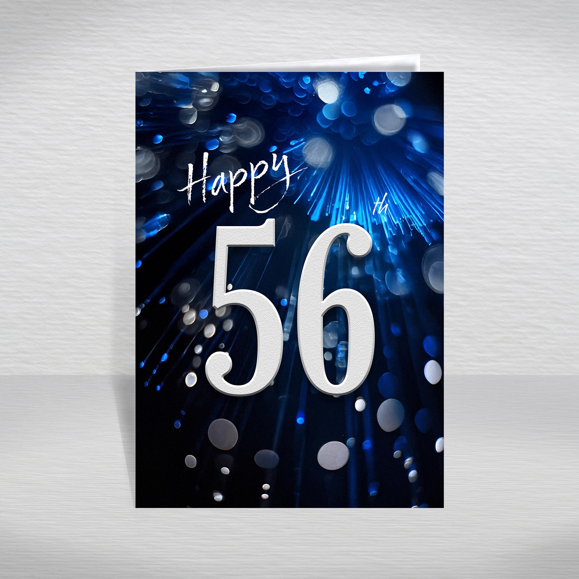Happy Birthday Card for Men Ages 16-105 – Blue Silver A5 Male Adult Greeting - Picture 122 of 271