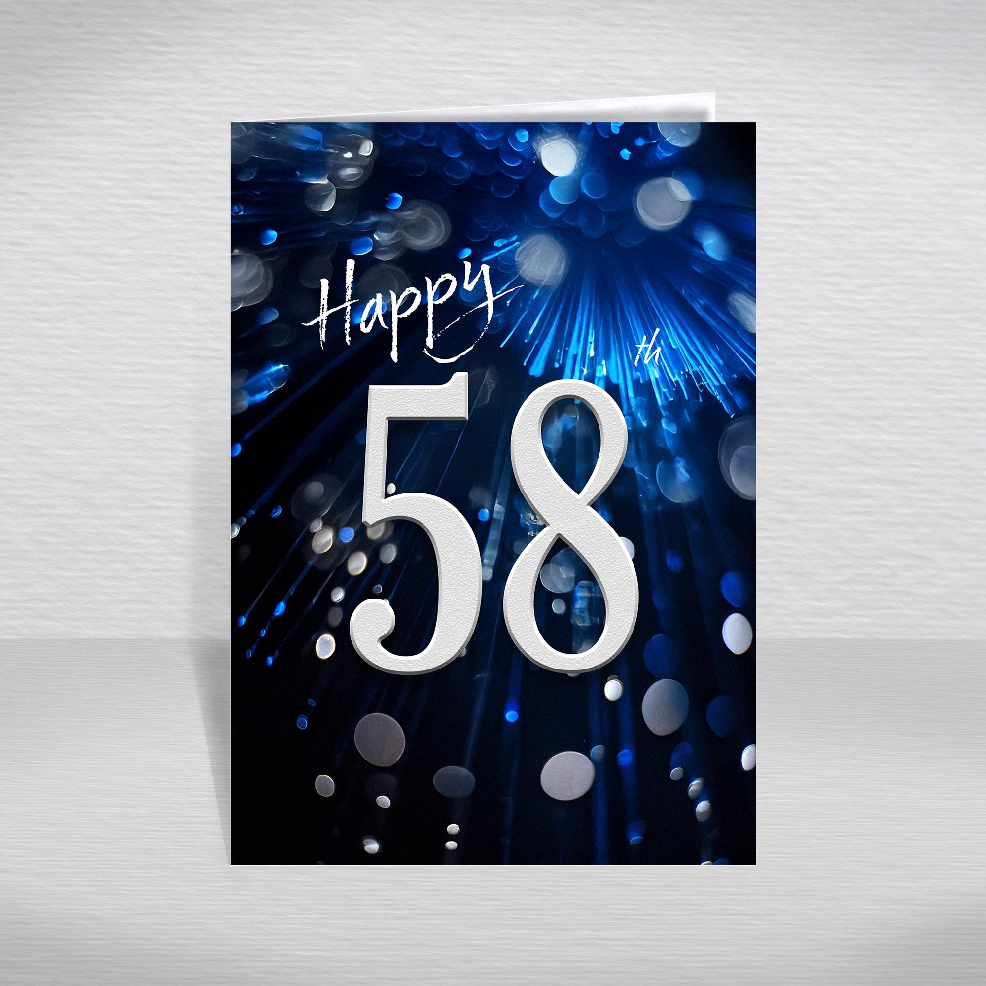 Happy Birthday Card for Men Ages 16-105 – Blue Silver A5 Male Adult Greeting - Picture 128 of 271