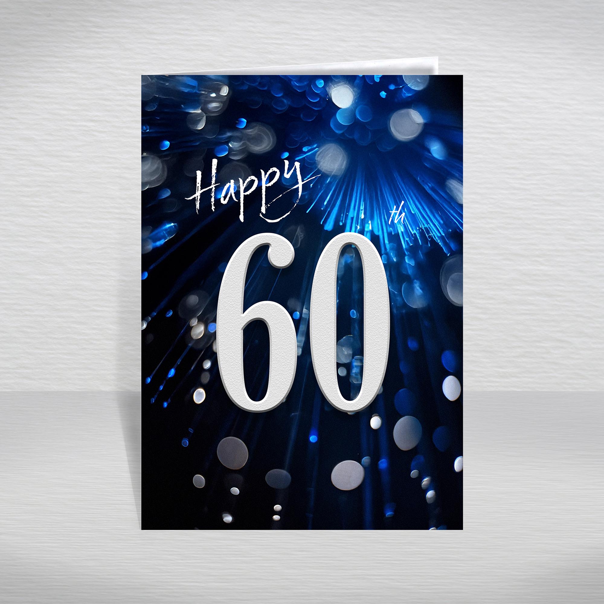 Happy Birthday Card for Men Ages 16-105 – Blue Silver A5 Male Adult Greeting - Picture 134 of 271