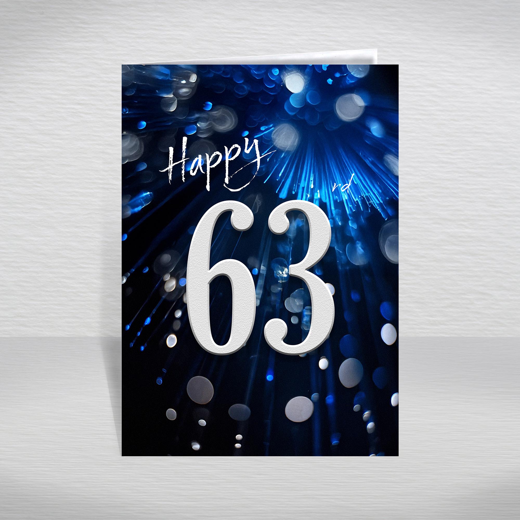Happy Birthday Card for Men Ages 16-105 – Blue Silver A5 Male Adult Greeting - Picture 143 of 271