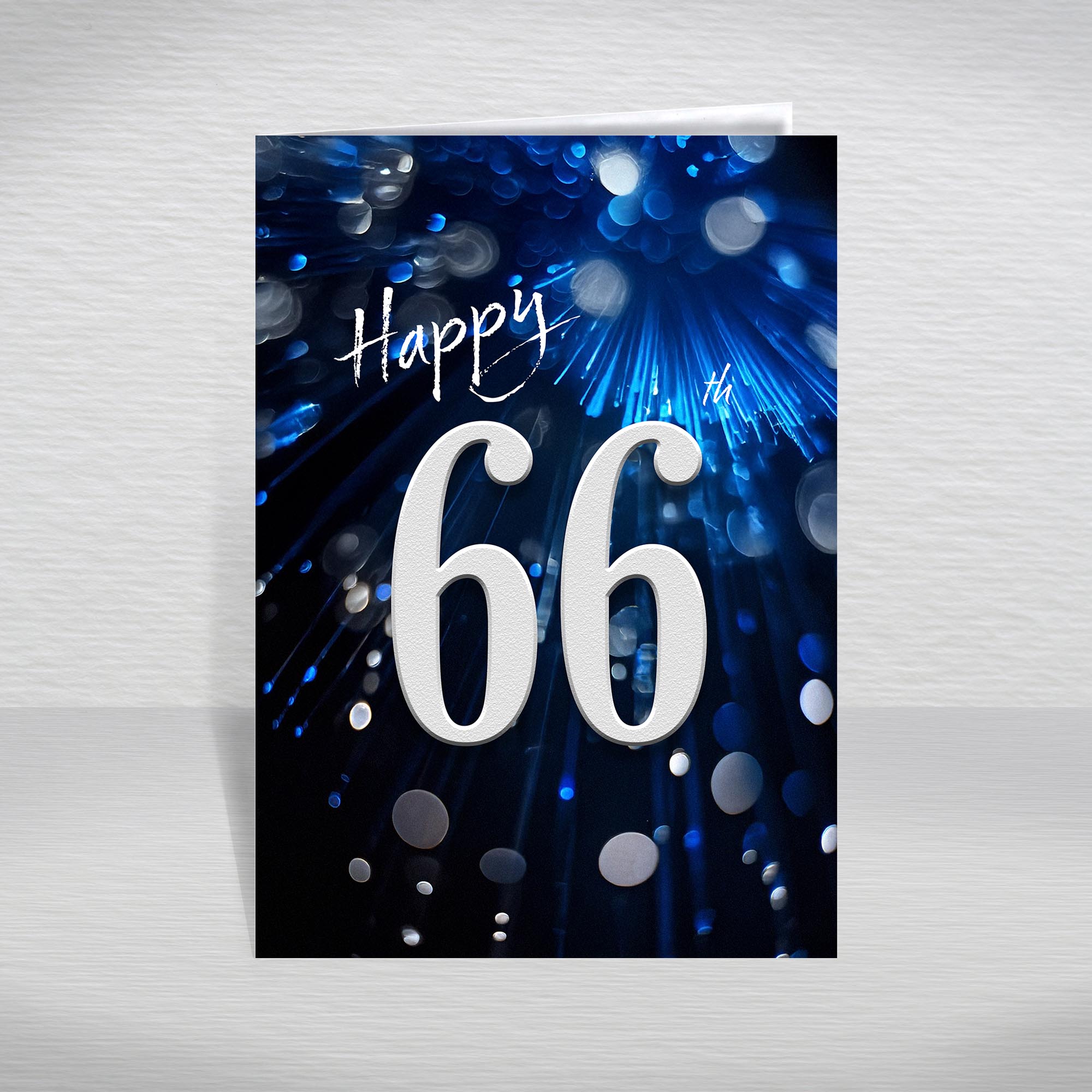 Happy Birthday Card for Men Ages 16-105 – Blue Silver A5 Male Adult Greeting - Picture 152 of 271