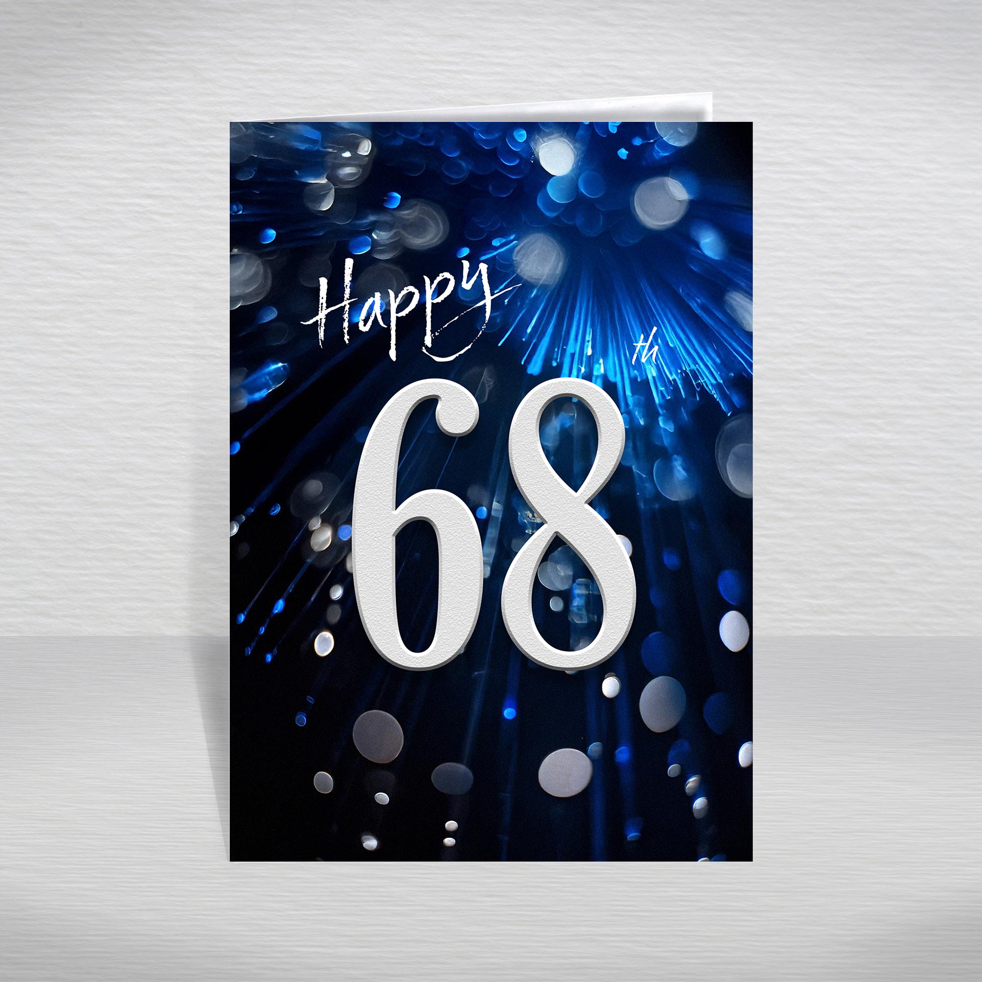 Happy Birthday Card for Men Ages 16-105 – Blue Silver A5 Male Adult Greeting - Picture 158 of 271