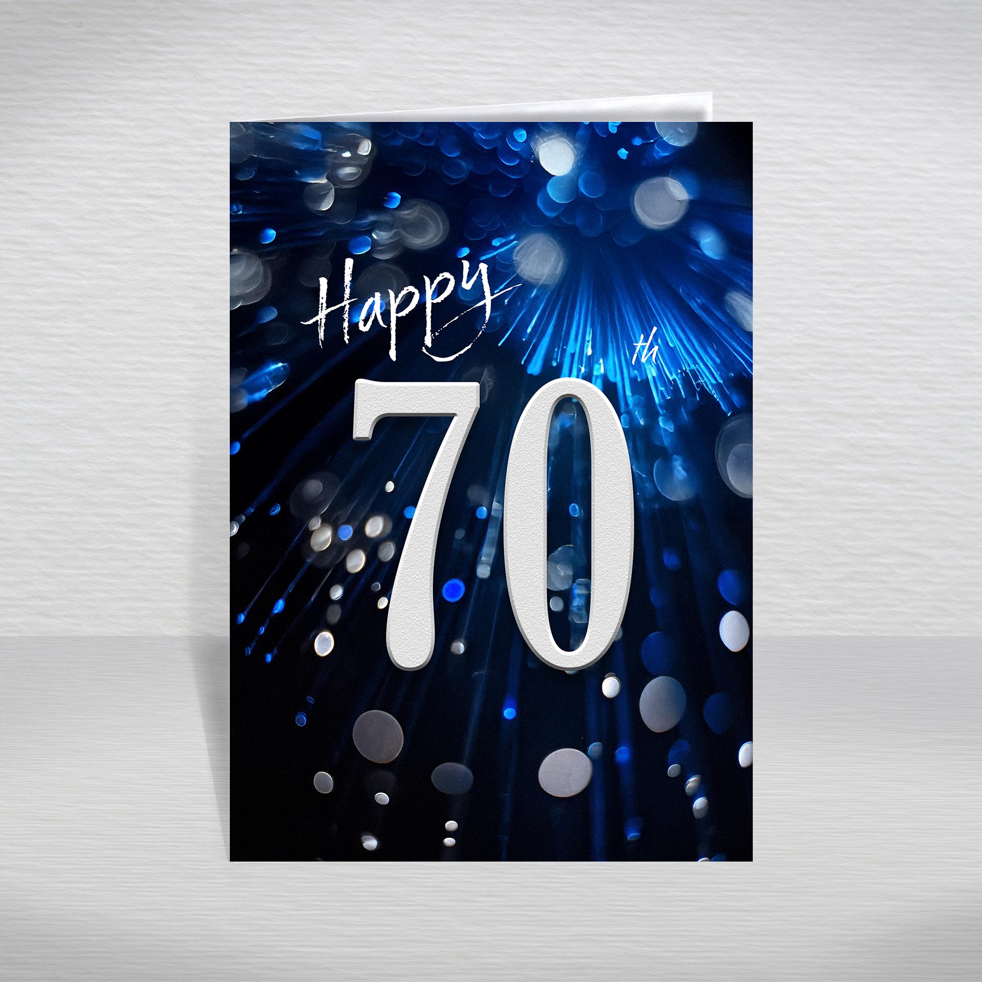 Happy Birthday Card for Men Ages 16-105 – Blue Silver A5 Male Adult Greeting - Picture 164 of 271