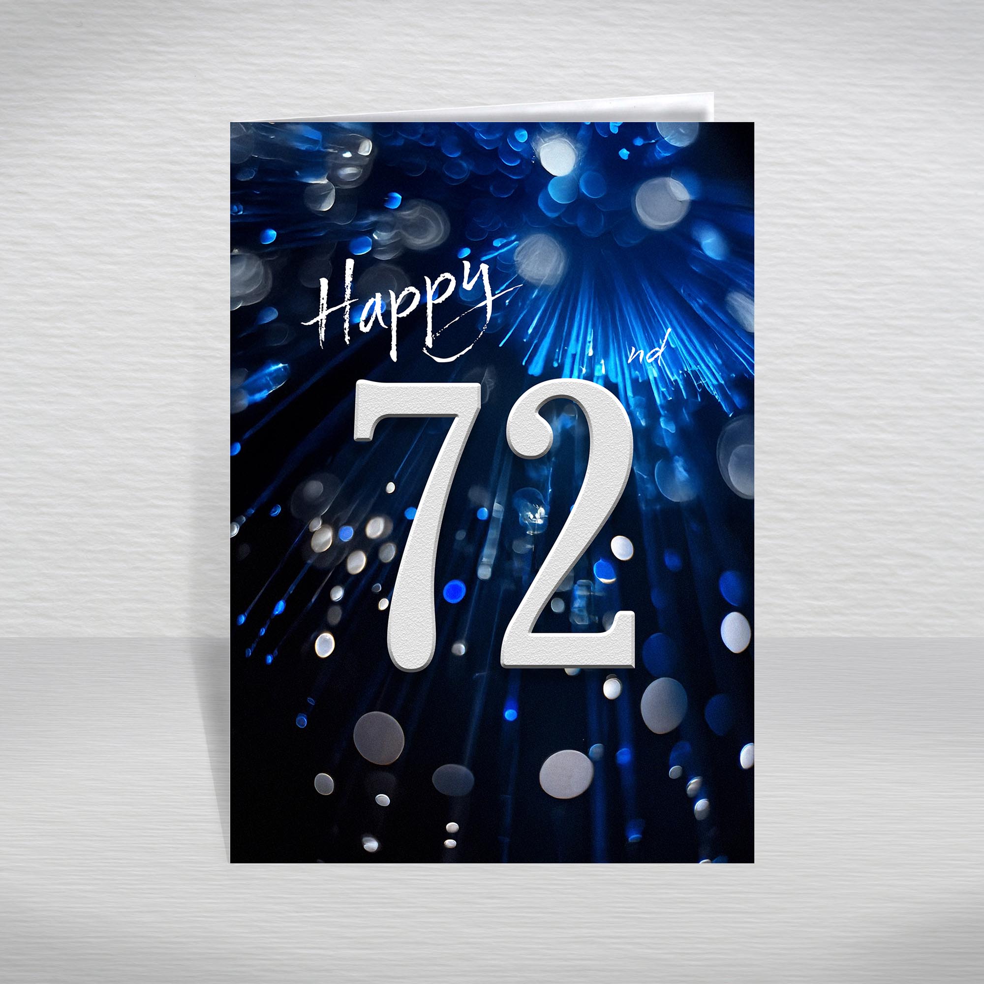 Happy Birthday Card for Men Ages 16-105 – Blue Silver A5 Male Adult Greeting - Picture 170 of 271