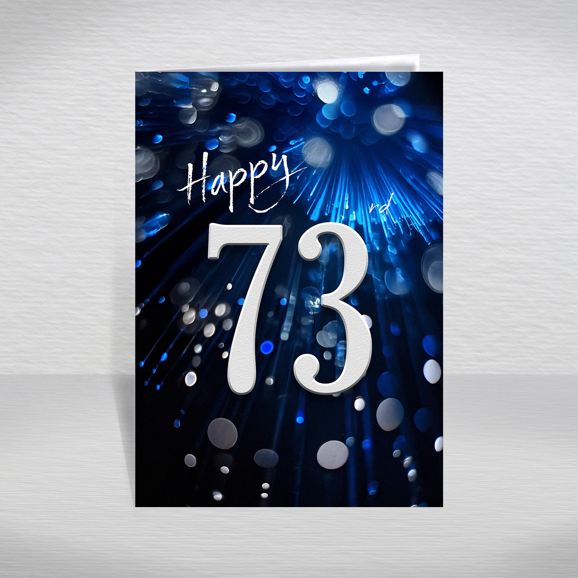Happy Birthday Card for Men Ages 16-105 – Blue Silver A5 Male Adult Greeting - Picture 173 of 271