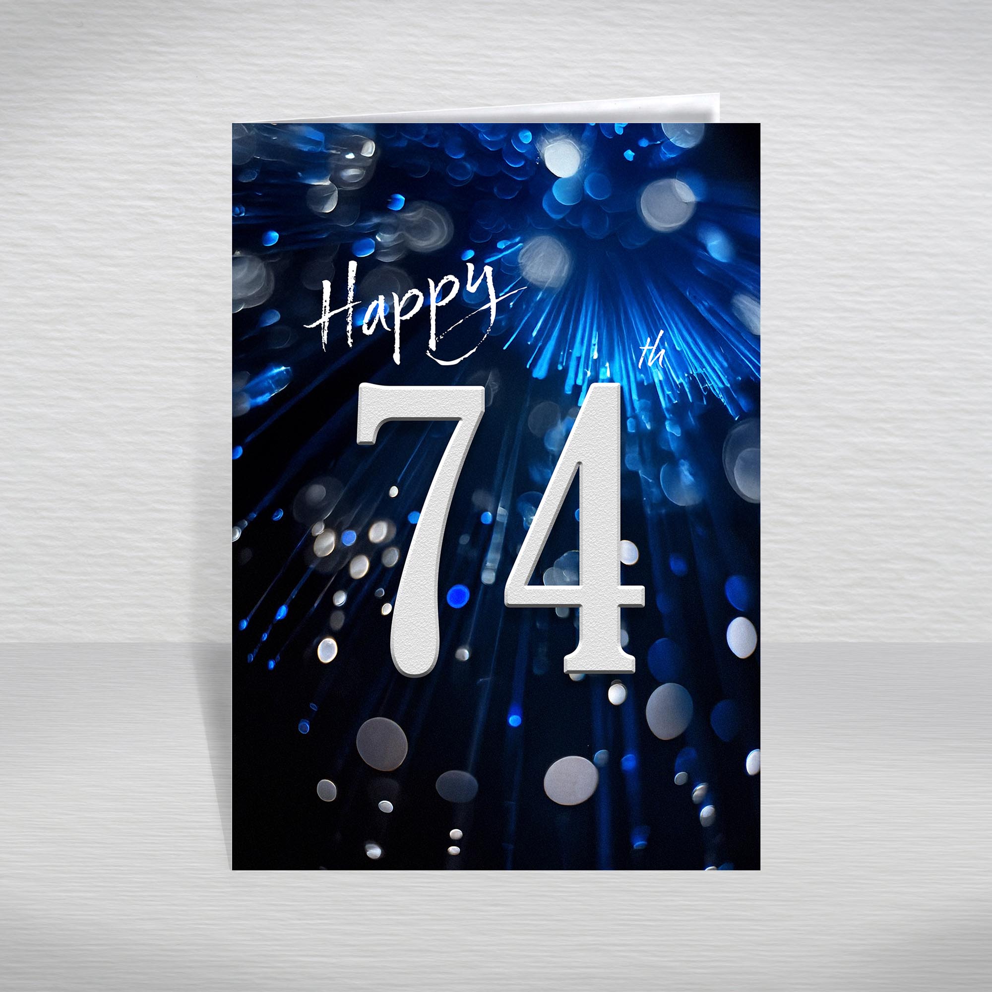 Happy Birthday Card for Men Ages 16-105 – Blue Silver A5 Male Adult Greeting - Picture 176 of 271