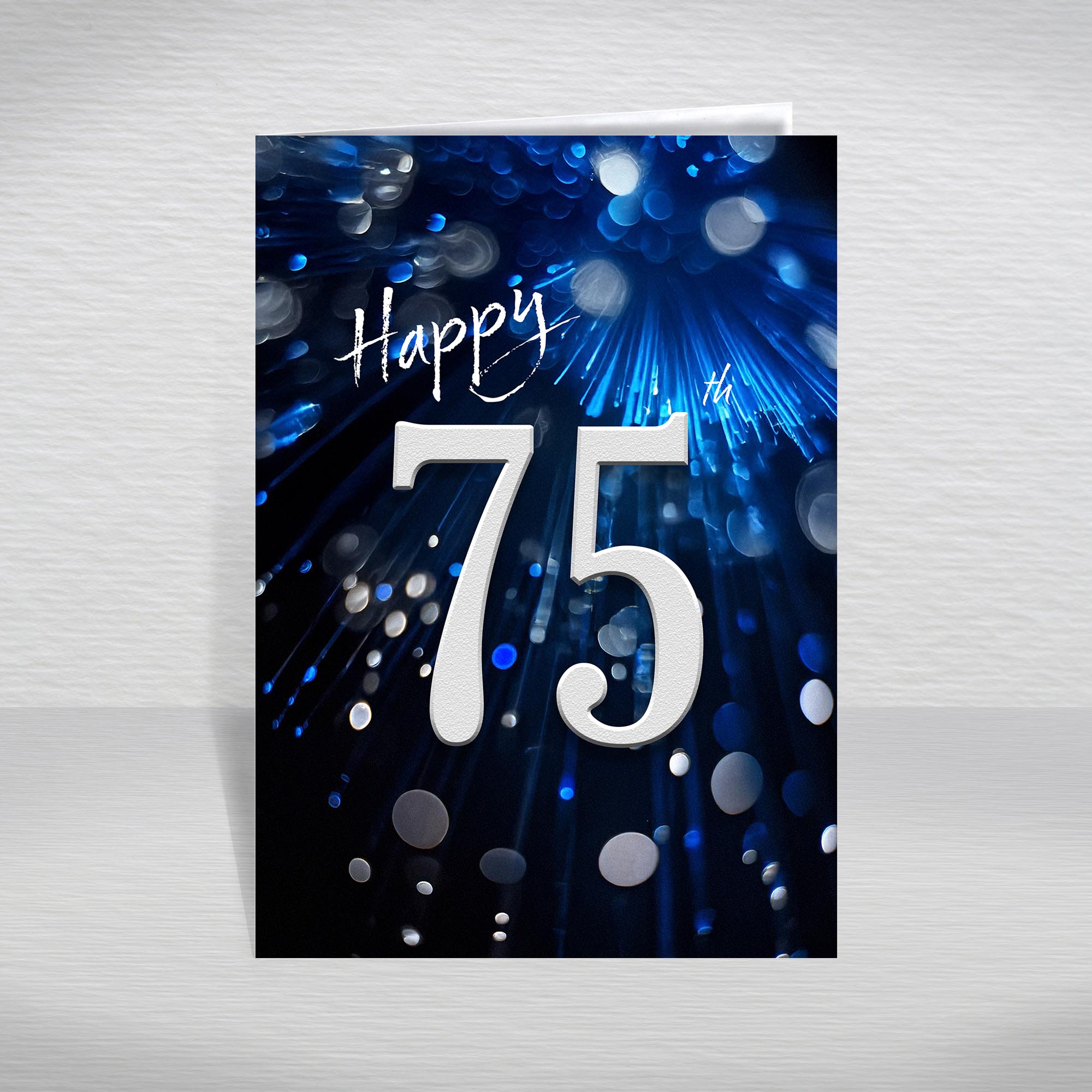 Happy Birthday Card for Men Ages 16-105 – Blue Silver A5 Male Adult Greeting - Picture 179 of 271