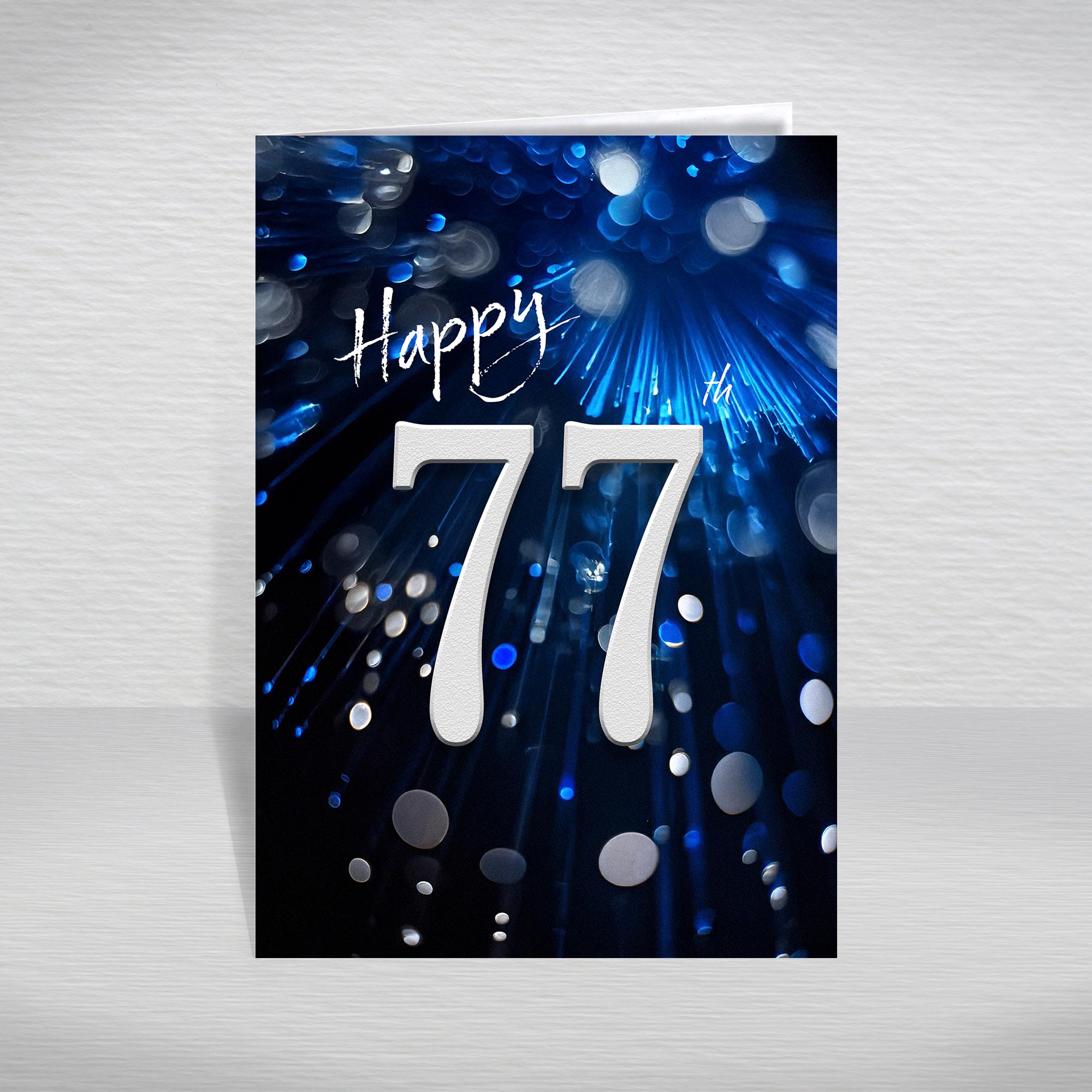 Happy Birthday Card for Men Ages 16-105 – Blue Silver A5 Male Adult Greeting - Picture 185 of 271