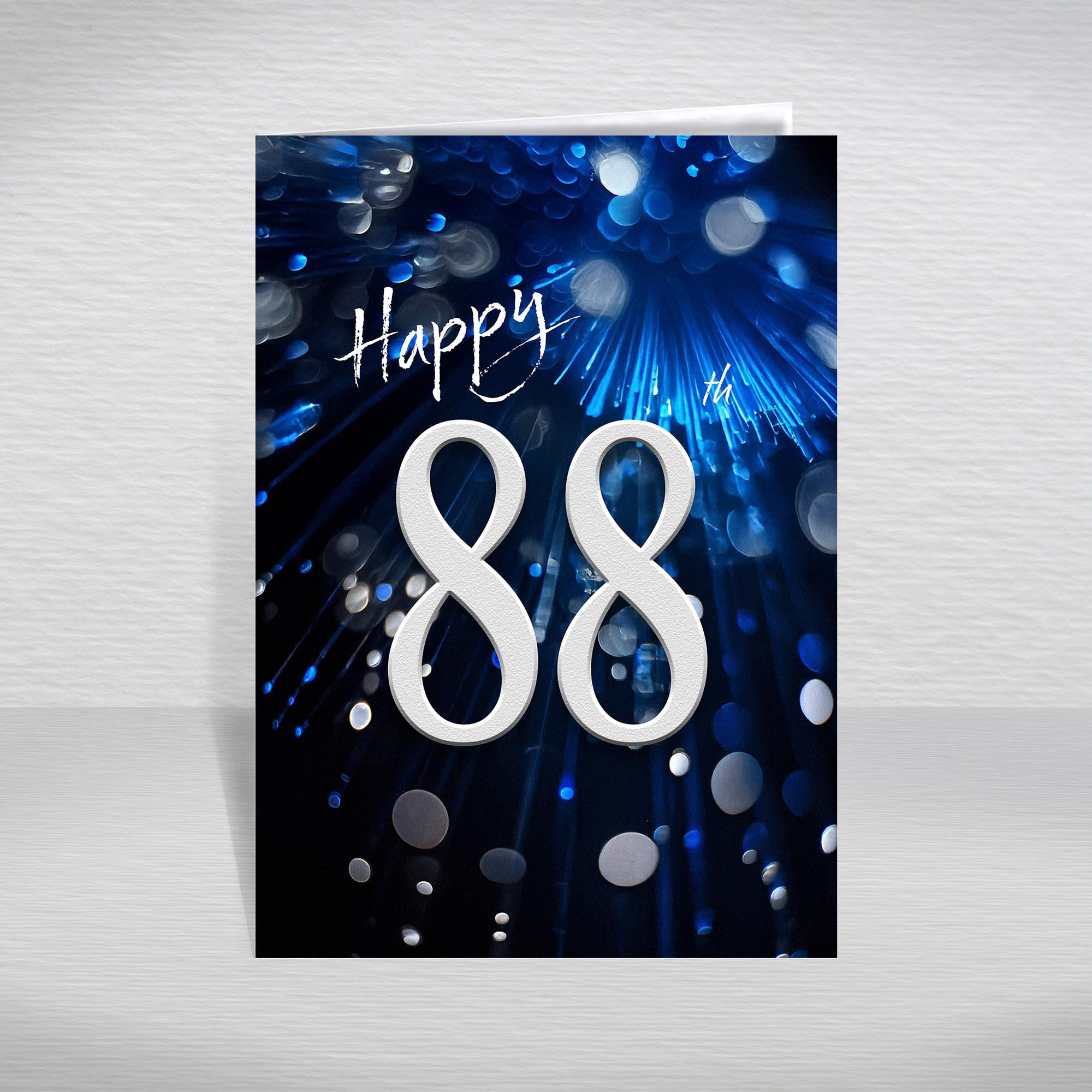 Happy Birthday Card for Men Ages 16-105 – Blue Silver A5 Male Adult Greeting - Picture 218 of 271