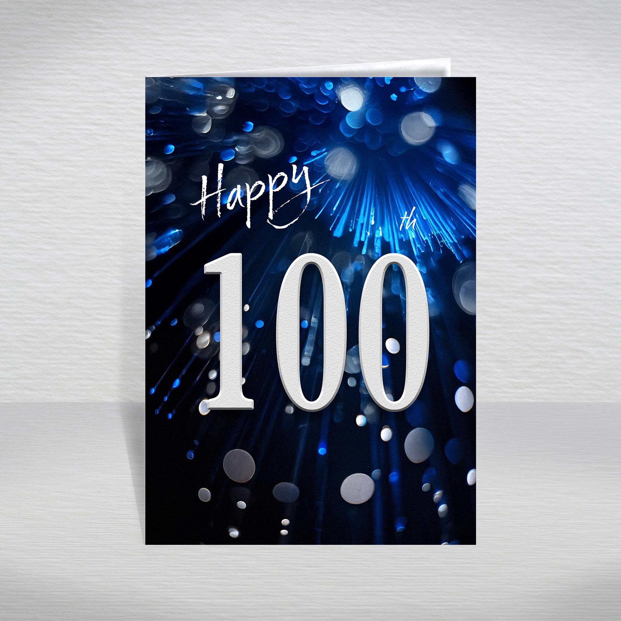 Happy Birthday Card for Men Ages 16-105 – Blue Silver A5 Male Adult Greeting - Picture 254 of 271