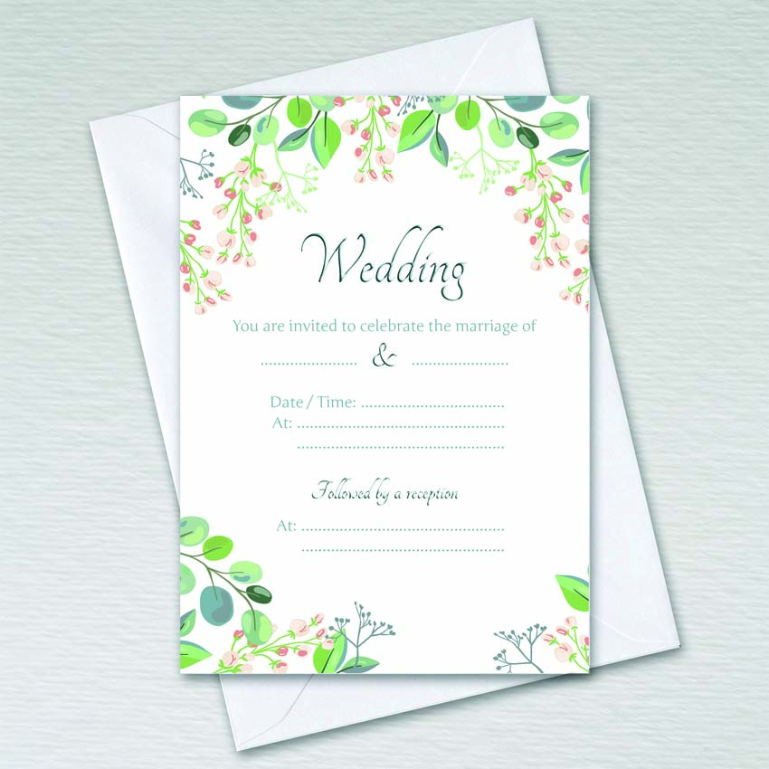 Wedding Invitations: Eucalyptus